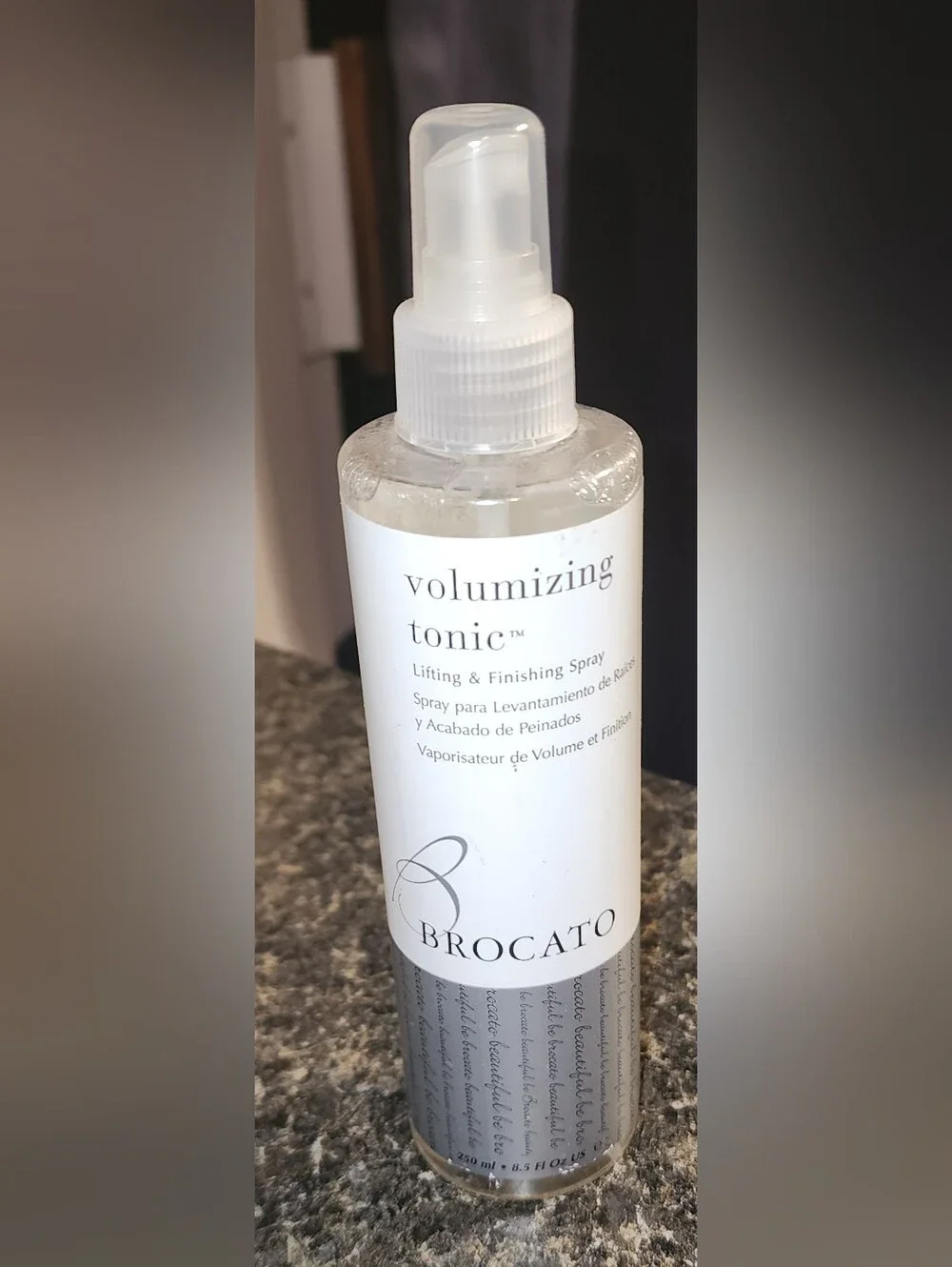 Brocato Volumizing Tonic Lifting & Finishing Spray 8.5 Oz New